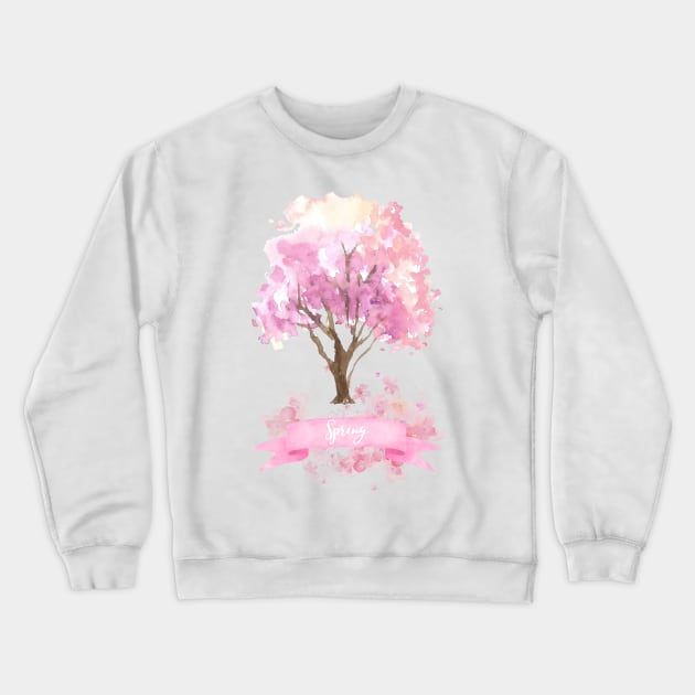 Spring is here! - Spring season blooming Crewneck Sweatshirt by RufderFreiheit